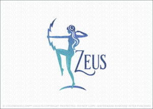 Zeus Beauty Goddess Logo For Sale