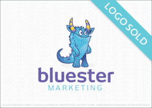 Blue Monster Marketing Logo Sold