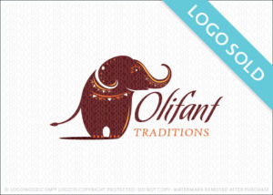 African Elephant Logo Sold