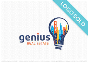 Genius Real Estate Logo Sold