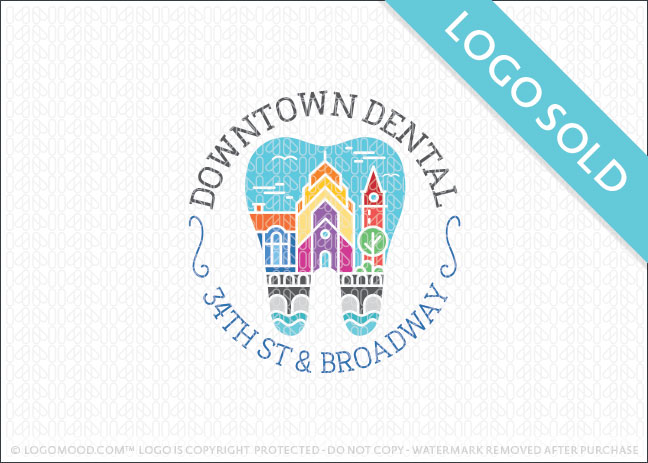 Downtown Dental Logo Sold
