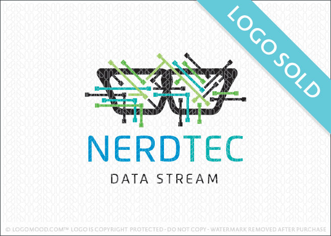Nerd Tec Data Stream Logo Sold