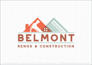 Belmont Handyman Renovations and Construction Logo For Sale