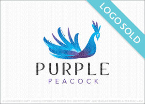 Purple Peacock Logo Sold