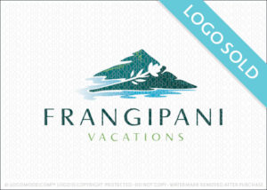 Tropical Island Vacation Logo Sold