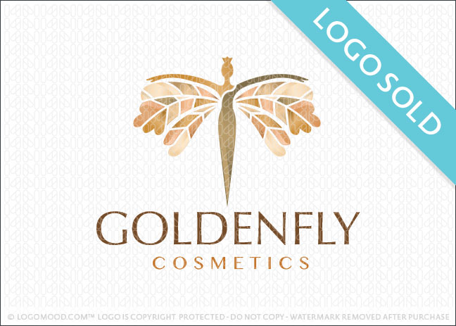 Goldenfly Cosmetics Logo Sold