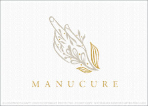 Natural Care hand Manicure Pedicure Logo For Sale