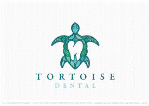 Ocean Sea Turtle Dental Practice Logo For Sale