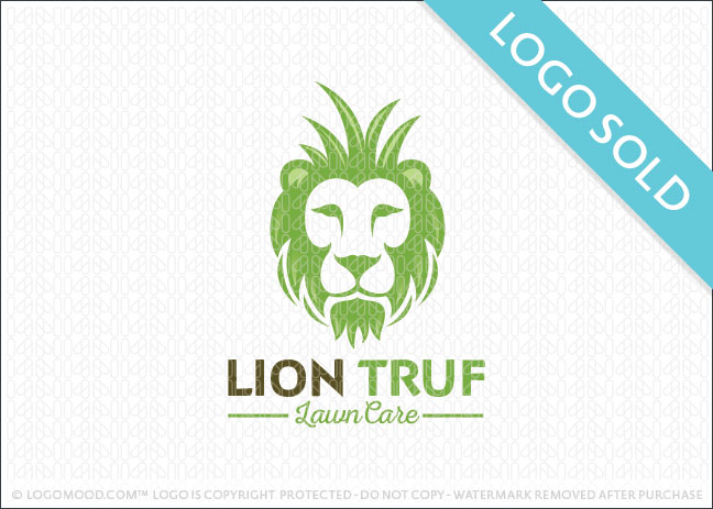 Lion Turf Lawn Care Logo Sold
