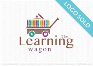 The Learning Book Wagon Logo Sold