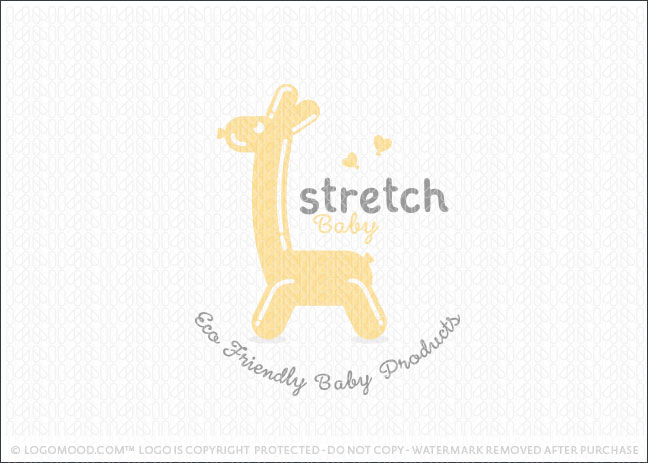 Baby Giraffe Ballon Animal Logo For Sale