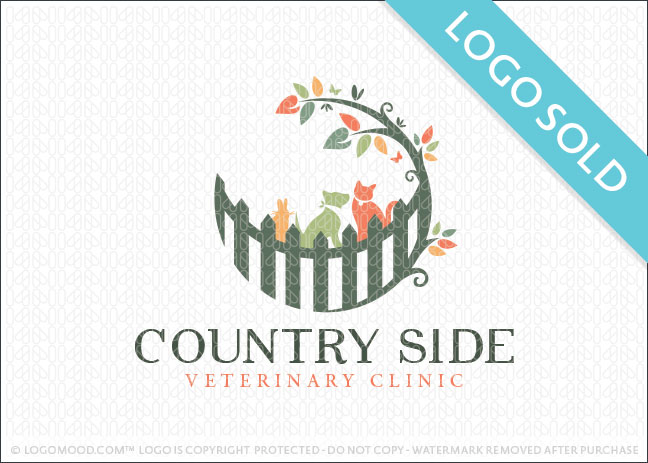 Country Side Veterinary Clinic Logo Sold