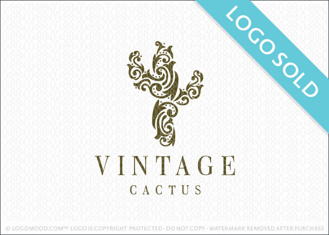 Vintage Cactus Logo Sold