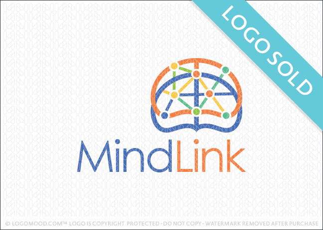 Mind Link Brain Logo Sold