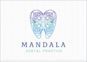 Mandala Dental Practice Logo Design For Sale