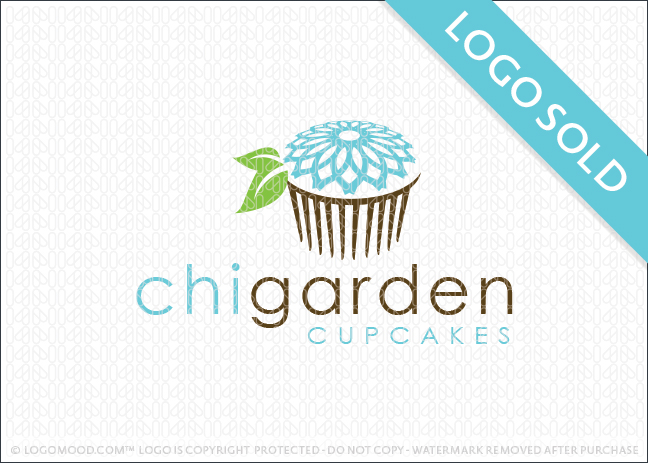 Chi Garden Cupcakes Logo Sold