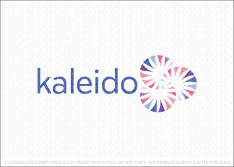 Modern CirclesAbstract Kaleidoscope Logo For Sale LogoMood