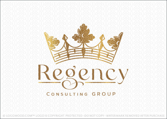 Regency Royal Crown Logo For Sale LogoMood.com