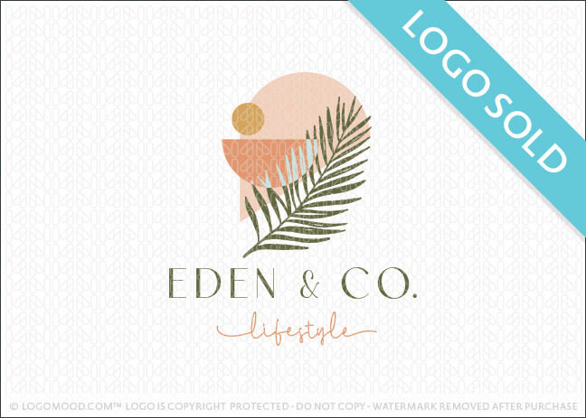 Eden Co Modern Palm Leaf
