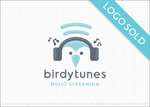Bird Tunes Logo Sold LogoMood.com